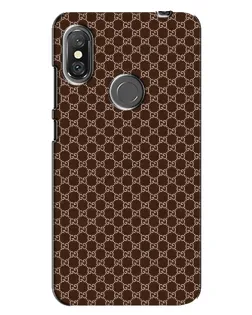 Чехол для Xiaomi Redmi Note 6 Pro с картинкой «Gucci — шоколадная сетка» Чехол для Xiaomi Redmi Note 6 Pro с картинкой «Gucci — шоколадная сетка»