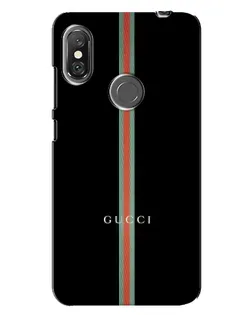 Чехол для Xiaomi Redmi Note 6 Pro с картинкой «Gucci — строгая линия» Чехол для Xiaomi Redmi Note 6 Pro с картинкой «Gucci — строгая линия»