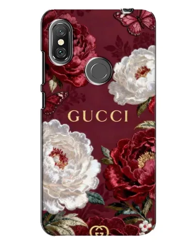 Чехол для Xiaomi Redmi Note 6 Pro с картинкой «Gucci — бордовые розы» Чехол для Xiaomi Redmi Note 6 Pro с картинкой «Gucci — бордовые розы»