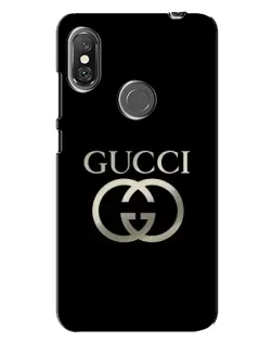 Чехол для Xiaomi Redmi Note 6 Pro с картинкой «Gucci — золото на черном» Чехол для Xiaomi Redmi Note 6 Pro с картинкой «Gucci — золото на черном»