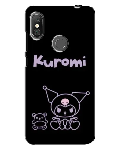 Чехол для Xiaomi Redmi Note 6 Pro с картинкой «Kuromi — черный минимализм» Чехол для Xiaomi Redmi Note 6 Pro с картинкой «Kuromi — черный минимализм»