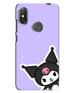 Чохол для Xiaomi Redmi Note 6 Pro з картинкою «Кумедна Kuromi» Чохол для Xiaomi Redmi Note 6 Pro з картинкою «Кумедна Kuromi»