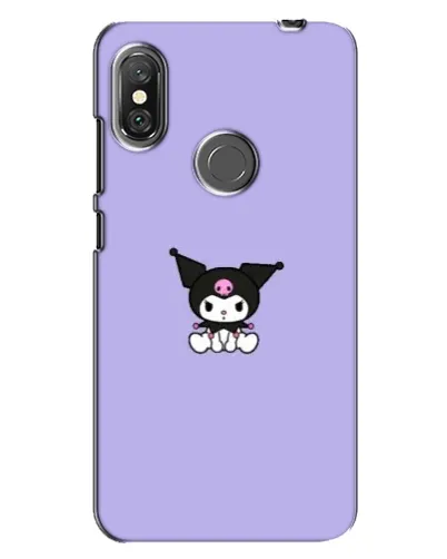 Чехол для Xiaomi Redmi Note 6 Pro с картинкой «Kuromi — фиолетовый минимализм» Чехол для Xiaomi Redmi Note 6 Pro с картинкой «Kuromi — фиолетовый минимализм»
