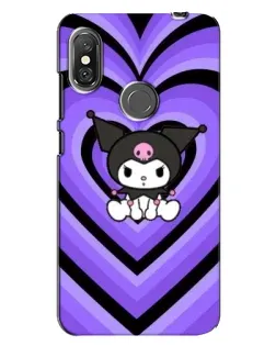 Чохол для Xiaomi Redmi Note 6 Pro з картинкою «Kuromi та фіолетові серця» Чохол для Xiaomi Redmi Note 6 Pro з картинкою «Kuromi та фіолетові серця»