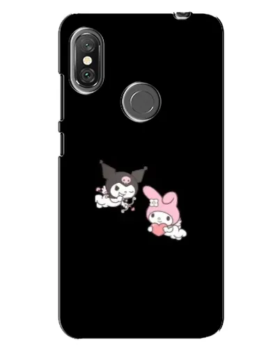Чехол для Xiaomi Redmi Note 6 Pro с картинкой «My Melody и Kuromi» Чехол для Xiaomi Redmi Note 6 Pro с картинкой «My Melody и Kuromi»