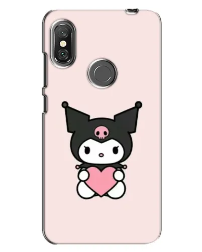 Чехол для Xiaomi Redmi Note 6 Pro с картинкой «Kuromi и сердце» Чехол для Xiaomi Redmi Note 6 Pro с картинкой «Kuromi и сердце»