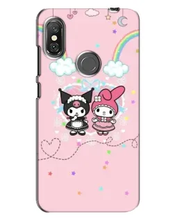 Чохол для Xiaomi Redmi Note 6 Pro з картинкою «My Melody та Kuromi» Чохол для Xiaomi Redmi Note 6 Pro з картинкою «My Melody та Kuromi»