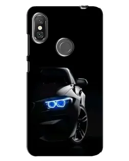 Чехол для Xiaomi Redmi Note 6 Pro с картинкой «BMW — ночной взгляд»
