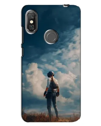 Чехол для Xiaomi Redmi Note 6 Pro с картинкой «Герой PUBG на скале» Чехол для Xiaomi Redmi Note 6 Pro с картинкой «Герой PUBG на скале»