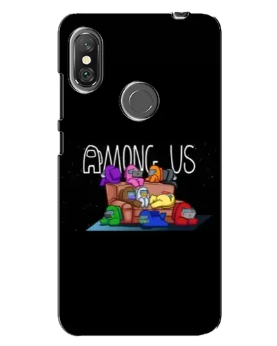 Чехол для Xiaomi Redmi Note 6 Pro с картинкой «Логотип Among Us» Чехол для Xiaomi Redmi Note 6 Pro с картинкой «Логотип Among Us»