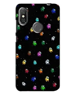 Чехол для Xiaomi Redmi Note 6 Pro с картинкой «Экипаж Among Us» Чехол для Xiaomi Redmi Note 6 Pro с картинкой «Экипаж Among Us»
