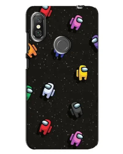 Чехол для Xiaomi Redmi Note 6 Pro с картинкой «Космический паттерн Among Us» Чехол для Xiaomi Redmi Note 6 Pro с картинкой «Космический паттерн Among Us»