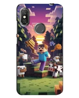 Чехол для Xiaomi Redmi Note 6 Pro с картинкой «Стив на ферме» Чехол для Xiaomi Redmi Note 6 Pro с картинкой «Стив на ферме»