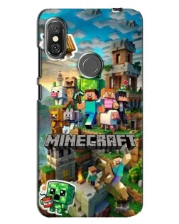 Чехол для Xiaomi Redmi Note 6 Pro с картинкой «Замок Minecraft» Чехол для Xiaomi Redmi Note 6 Pro с картинкой «Замок Minecraft»