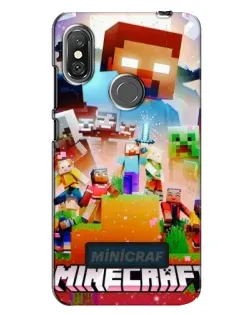 Чехол для Xiaomi Redmi Note 6 Pro с картинкой «Minecraft герои игры» Чехол для Xiaomi Redmi Note 6 Pro с картинкой «Minecraft герои игры»