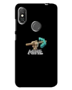 Чехол для Xiaomi Redmi Note 6 Pro с картинкой «Алмазная кирка»