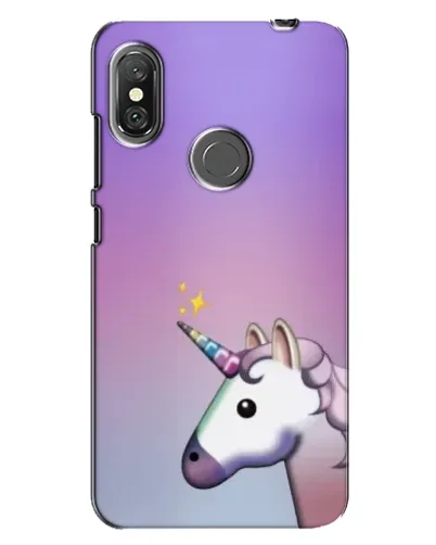 Чехол для Xiaomi Redmi Note 6 Pro с картинкой «Единорог градиент»