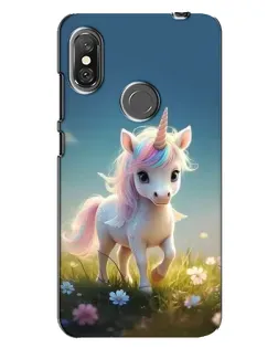 Чехол для Xiaomi Redmi Note 6 Pro с картинкой «Единорог на поляне» Чехол для Xiaomi Redmi Note 6 Pro с картинкой «Единорог на поляне»