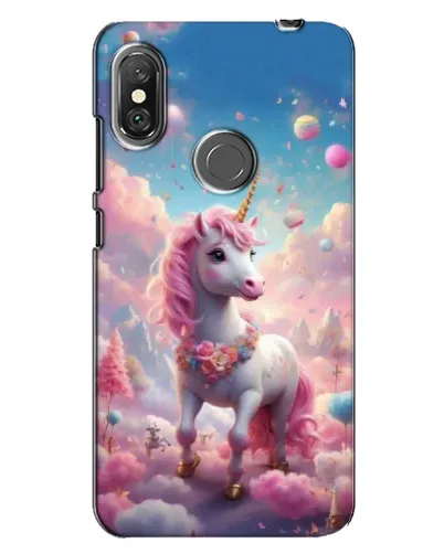 Чехол для Xiaomi Redmi Note 6 Pro с картинкой «Единорог среди облаков»