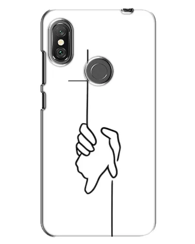 Чехол для Xiaomi Redmi Note 6 Pro с картинкой «Рука держит» Чехол для Xiaomi Redmi Note 6 Pro с картинкой «Рука держит»