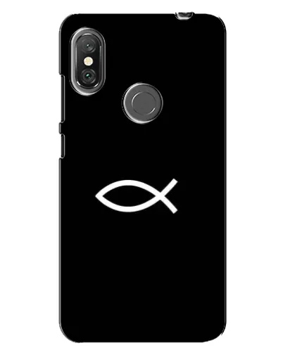 Чехол для Xiaomi Redmi Note 6 Pro с картинкой «Символ рыбы Jesus» Чехол для Xiaomi Redmi Note 6 Pro с картинкой «Символ рыбы Jesus»
