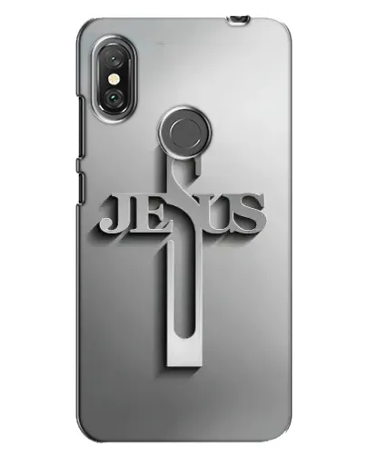 Чехол для Xiaomi Redmi Note 6 Pro с картинкой «Металлический крест Jesus» Чехол для Xiaomi Redmi Note 6 Pro с картинкой «Металлический крест Jesus»