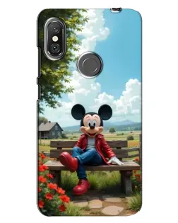 Чехол для Xiaomi Redmi Note 6 Pro с картинкой «Микки на скамейке» Чехол для Xiaomi Redmi Note 6 Pro с картинкой «Микки на скамейке»