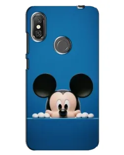 Чехол для Xiaomi Redmi Note 6 Pro с картинкой «Микки выглядывает» Чехол для Xiaomi Redmi Note 6 Pro с картинкой «Микки выглядывает»
