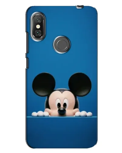Чехол для Xiaomi Redmi Note 6 Pro с картинкой «Микки выглядывает»