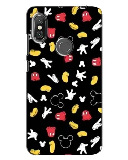 Чехол для Xiaomi Redmi Note 6 Pro с картинкой «Графический принт лапок» Чехол для Xiaomi Redmi Note 6 Pro с картинкой «Графический принт лапок»