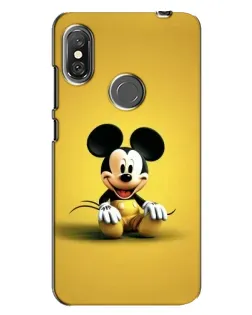 Чехол для Xiaomi Redmi Note 6 Pro с картинкой «Микки на желтом» Чехол для Xiaomi Redmi Note 6 Pro с картинкой «Микки на желтом»