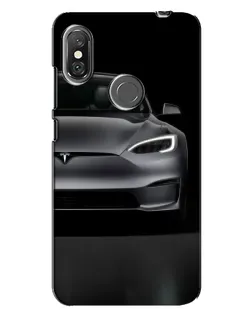 Чехол для Xiaomi Redmi Note 6 Pro с картинкой «Tesla Model S Look»