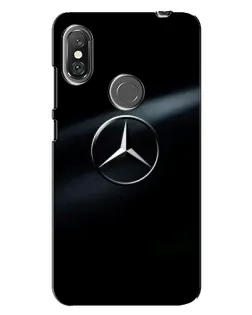 Чехол для Xiaomi Redmi Note 6 Pro с картинкой «Mercedes на металле»