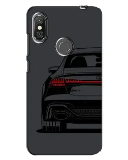 Чохол для Xiaomi Redmi Note 6 Pro з картинкою «Задня частина Audi — арт»