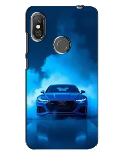 Чохол для Xiaomi Redmi Note 6 Pro з картинкою «Audi — блакитна енергія»