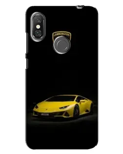 Чехол для Xiaomi Redmi Note 6 Pro с картинкой «Lamborghini желтый акцент» Чехол для Xiaomi Redmi Note 6 Pro с картинкой «Lamborghini желтый акцент»