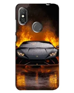 Чехол для Xiaomi Redmi Note 6 Pro с картинкой «Lamborghini в огне» Чехол для Xiaomi Redmi Note 6 Pro с картинкой «Lamborghini в огне»