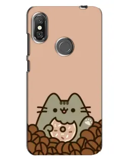 Чехол для Xiaomi Redmi Note 6 Pro с картинкой «Кофейный Пушин» Чехол для Xiaomi Redmi Note 6 Pro с картинкой «Кофейный Пушин»