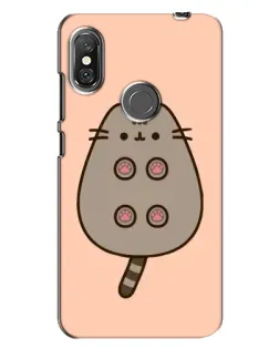 Чехол для Xiaomi Redmi Note 6 Pro с картинкой «Пушин пузиком кверху» Чехол для Xiaomi Redmi Note 6 Pro с картинкой «Пушин пузиком кверху»