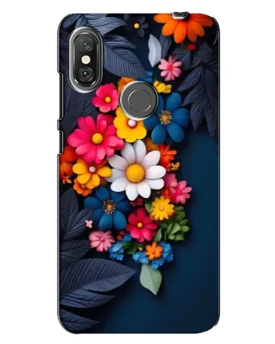 Чехол для Xiaomi Redmi Note 6 Pro с картинкой «Цветочная феерия»