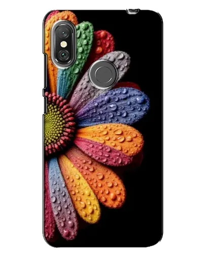Чехол для Xiaomi Redmi Note 6 Pro с картинкой «Радужный цветок»