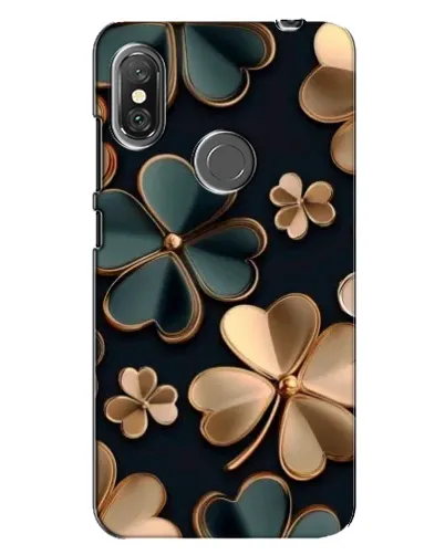 Чехол для Xiaomi Redmi Note 6 Pro с картинкой «Клевер в золоте»