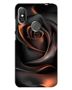 Чехол для Xiaomi Redmi Note 6 Pro с картинкой «Шелковая черная роза» Чехол для Xiaomi Redmi Note 6 Pro с картинкой «Шелковая черная роза»