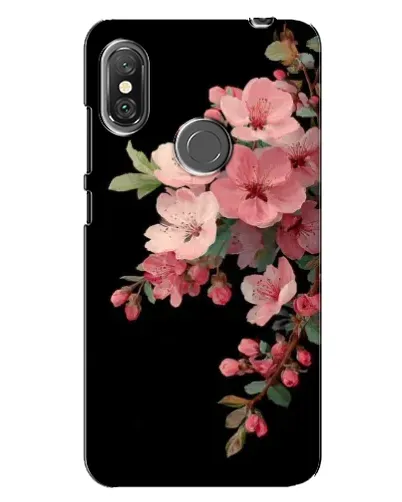 Чехол для Xiaomi Redmi Note 6 Pro с картинкой «Розовая ветка сакуры»
