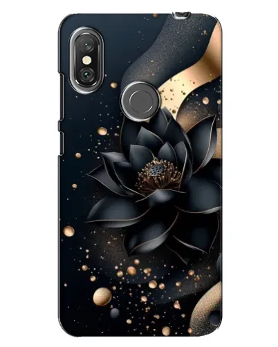 Чехол для Xiaomi Redmi Note 6 Pro с картинкой «Черный лотос»