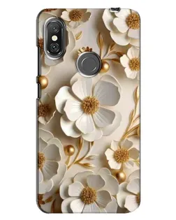 Чехол для Xiaomi Redmi Note 6 Pro с картинкой «Белие бумажние цвети» Чехол для Xiaomi Redmi Note 6 Pro с картинкой «Белие бумажние цвети»