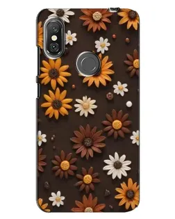 Чехол для Xiaomi Redmi Note 6 Pro с картинкой «Узор из маленьких подсолнухов» Чехол для Xiaomi Redmi Note 6 Pro с картинкой «Узор из маленьких подсолнухов»