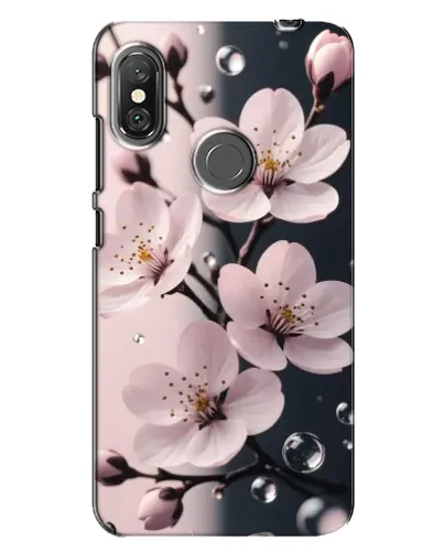 Чехол для Xiaomi Redmi Note 6 Pro с картинкой «Нежная сакура и капли» Чехол для Xiaomi Redmi Note 6 Pro с картинкой «Нежная сакура и капли»