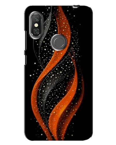 Чехол для Xiaomi Redmi Note 6 Pro с картинкой «Огненная звездная волна»