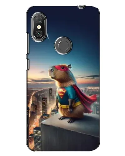 Чехол для Xiaomi Redmi Note 6 Pro с картинкой «Капи-мен супергерой» Чехол для Xiaomi Redmi Note 6 Pro с картинкой «Капи-мен супергерой»